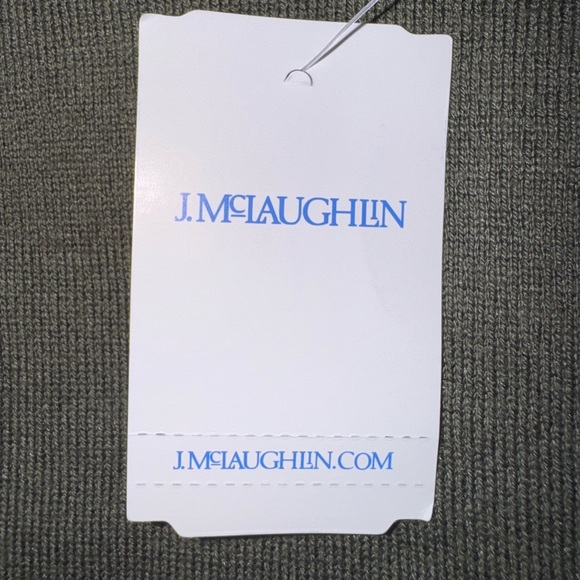 J. McLaughlin Jamey Crew Neck Button Trim Raglan Long Sleeve. Size X-Small NWT - Picture 9 of 13